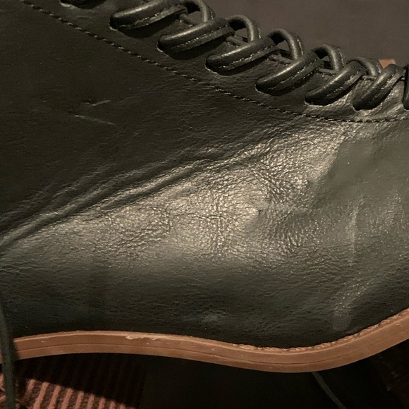 Forever 21 Lace up Peep Heel/Toe Booties - Picture 8 of 8